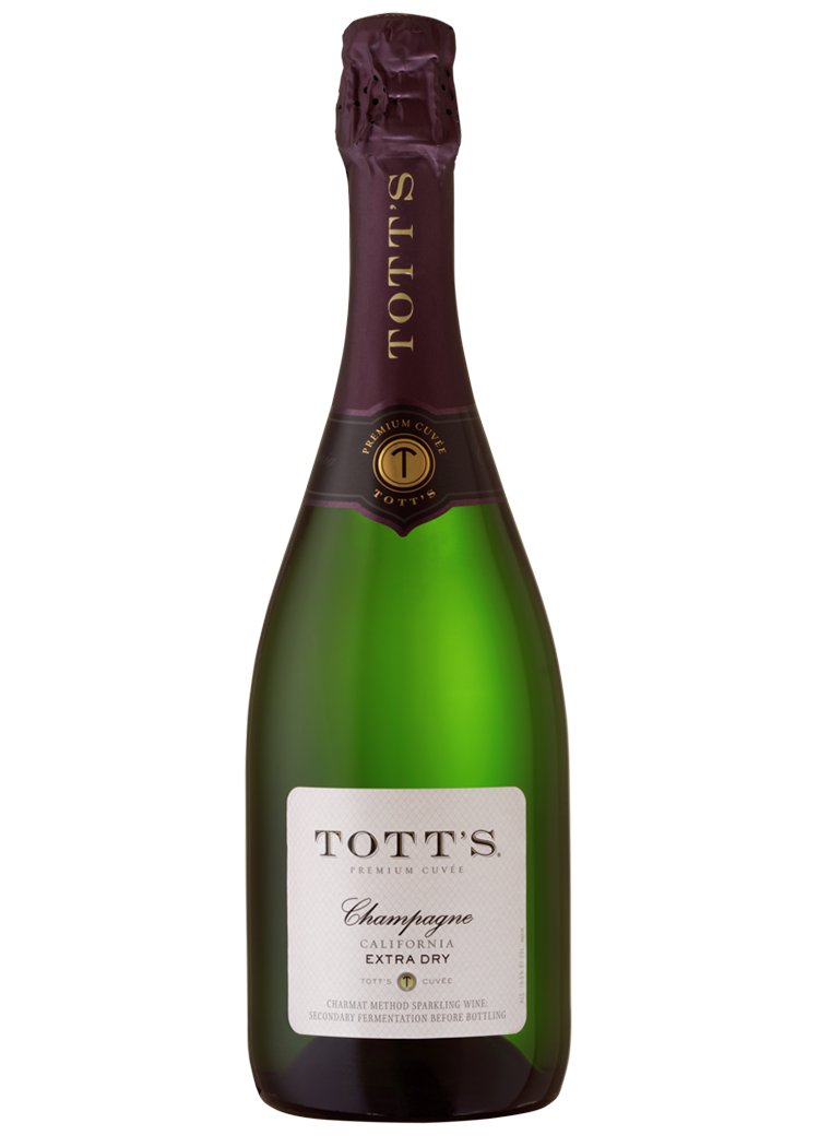 189_Tott’s Reserve Cuvee California Extra Dry Champagne 750ml – New